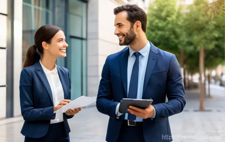 감정평가사의 직업적 윤리 - **Prompt:** A highly detailed, realistic image of a seasoned Spanish real estate appraiser, wearing ...