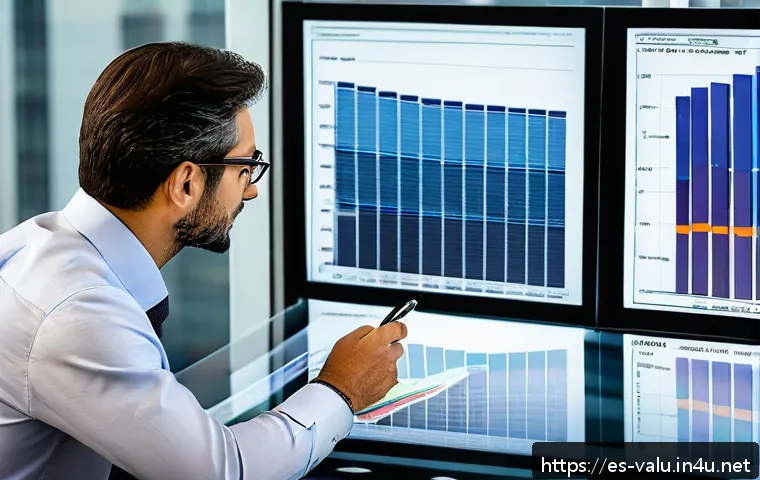 감정평가사의 실무에서 자주 발생하는 문제 - A professional real estate appraiser analyzing dynamic market data on multiple high-resolution scree...